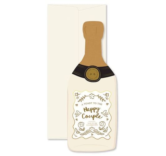 Happy Couple Champagne Card