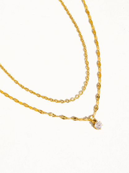 Layered Diamond Necklace