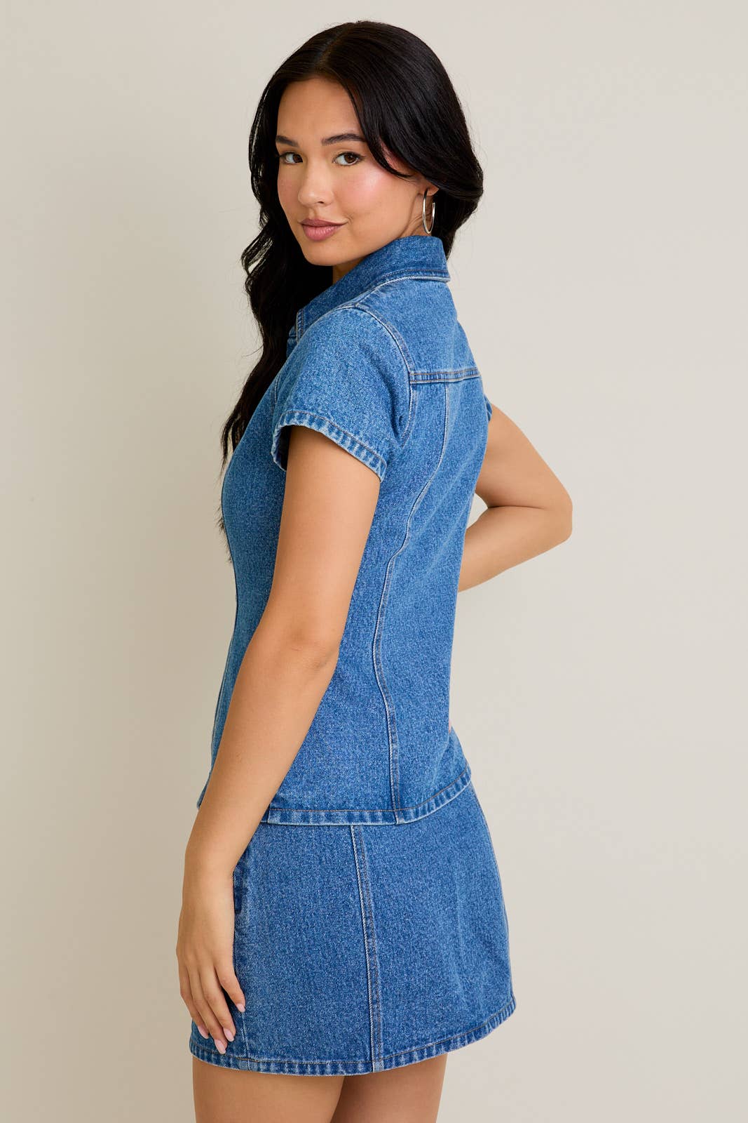 Denim Button Up Shirt