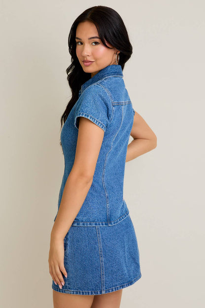 Denim Button Up Shirt