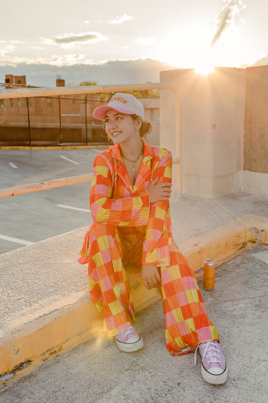 Multicolored Checkered Set