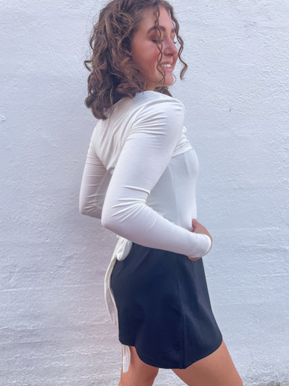 V Neck Wrap Top