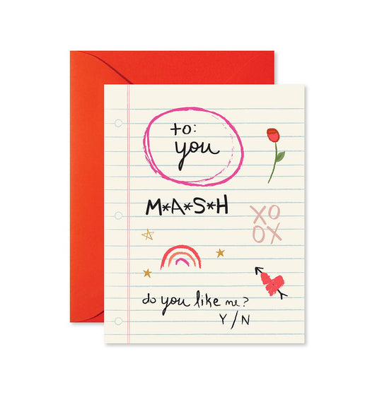 Love Note Greeting Card