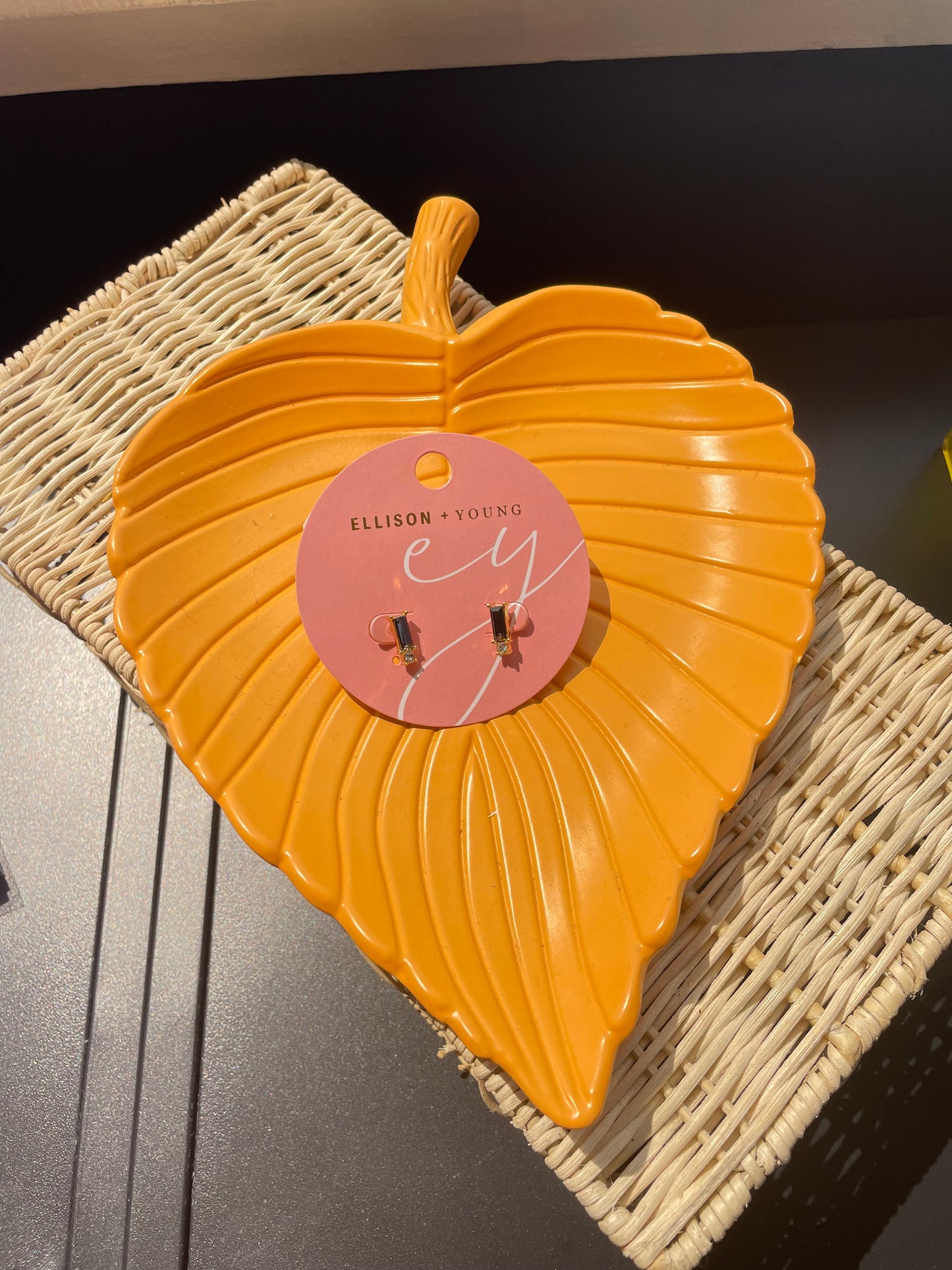 Black Diamond Stud Earrings