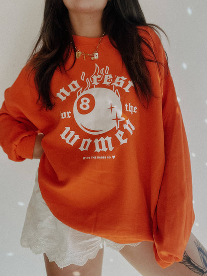 No Rest For Women Sweatshirt | Orange