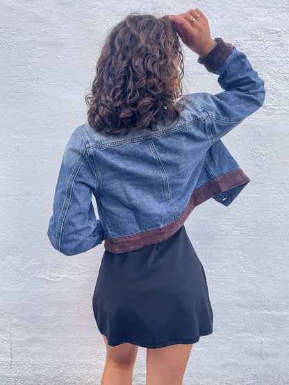 Suede and Denim Jacket
