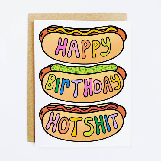 Hot Shit Birthday Card