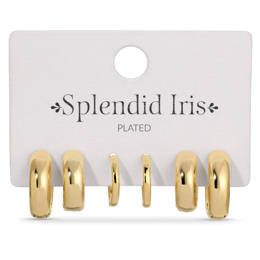 Simple Gold Hoop Set