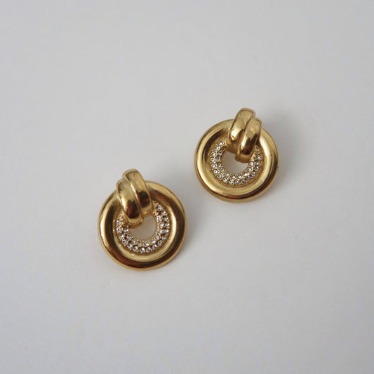 Double Circle Earrings
