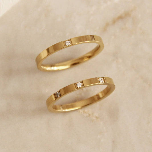 Triple Diamonds Ring
