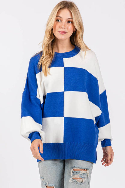 Checkered Sweater