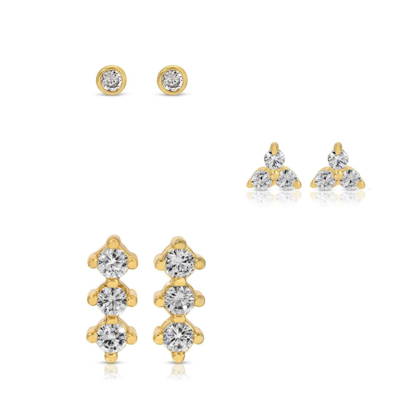 Diamond Stud Set