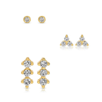 Diamond Stud Set