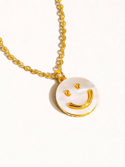 Cecil Smiley Face Necklace