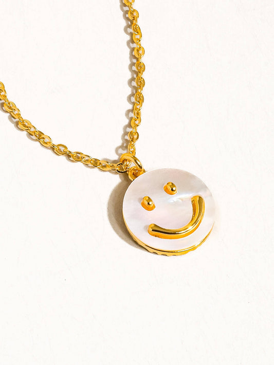 Cecil Smiley Face Necklace