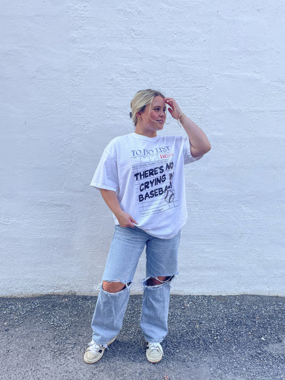 No Crying In Baseball Tee