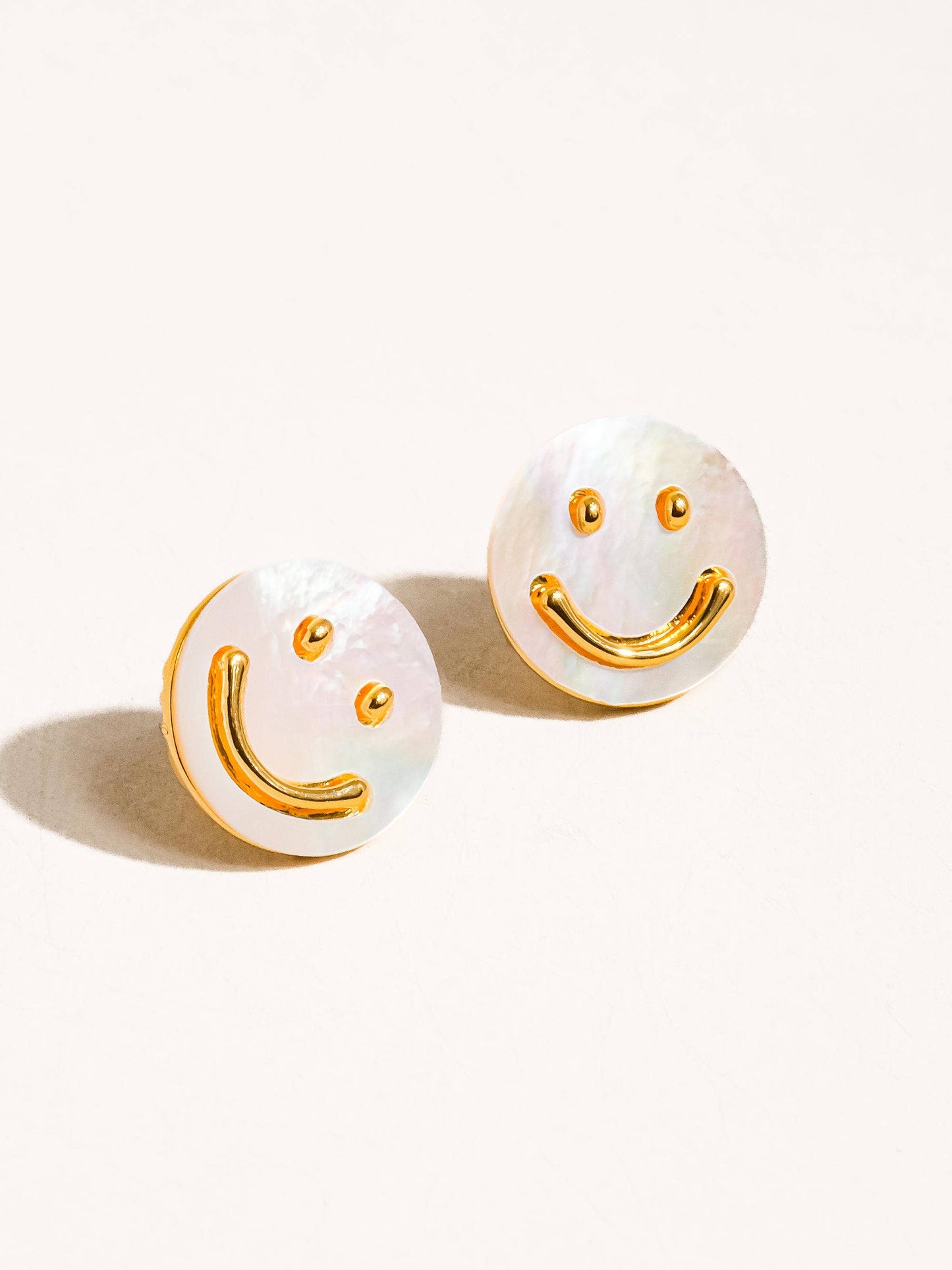 Cecil Smiley Face Studs