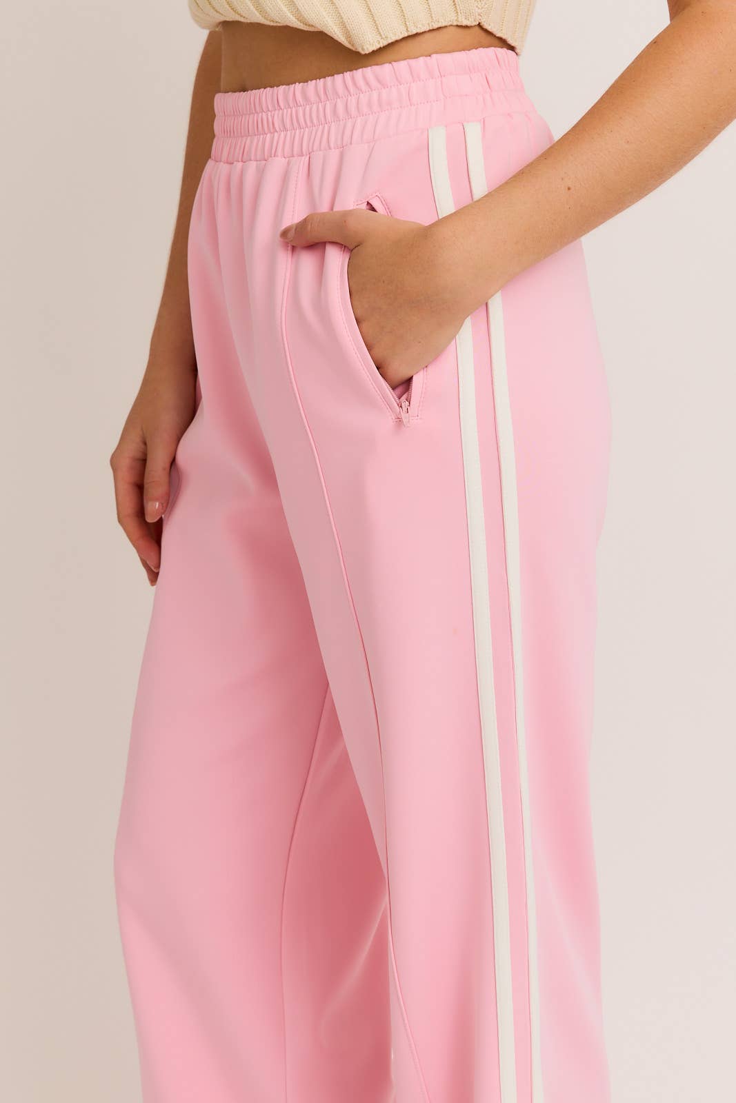Pink Bow Track Pant
