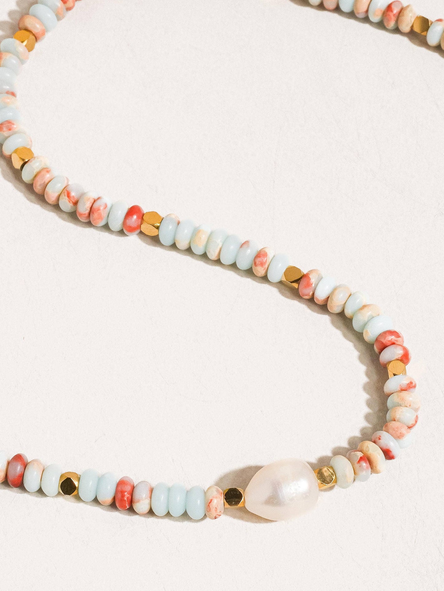 Swank Beaded Pearl Necklace