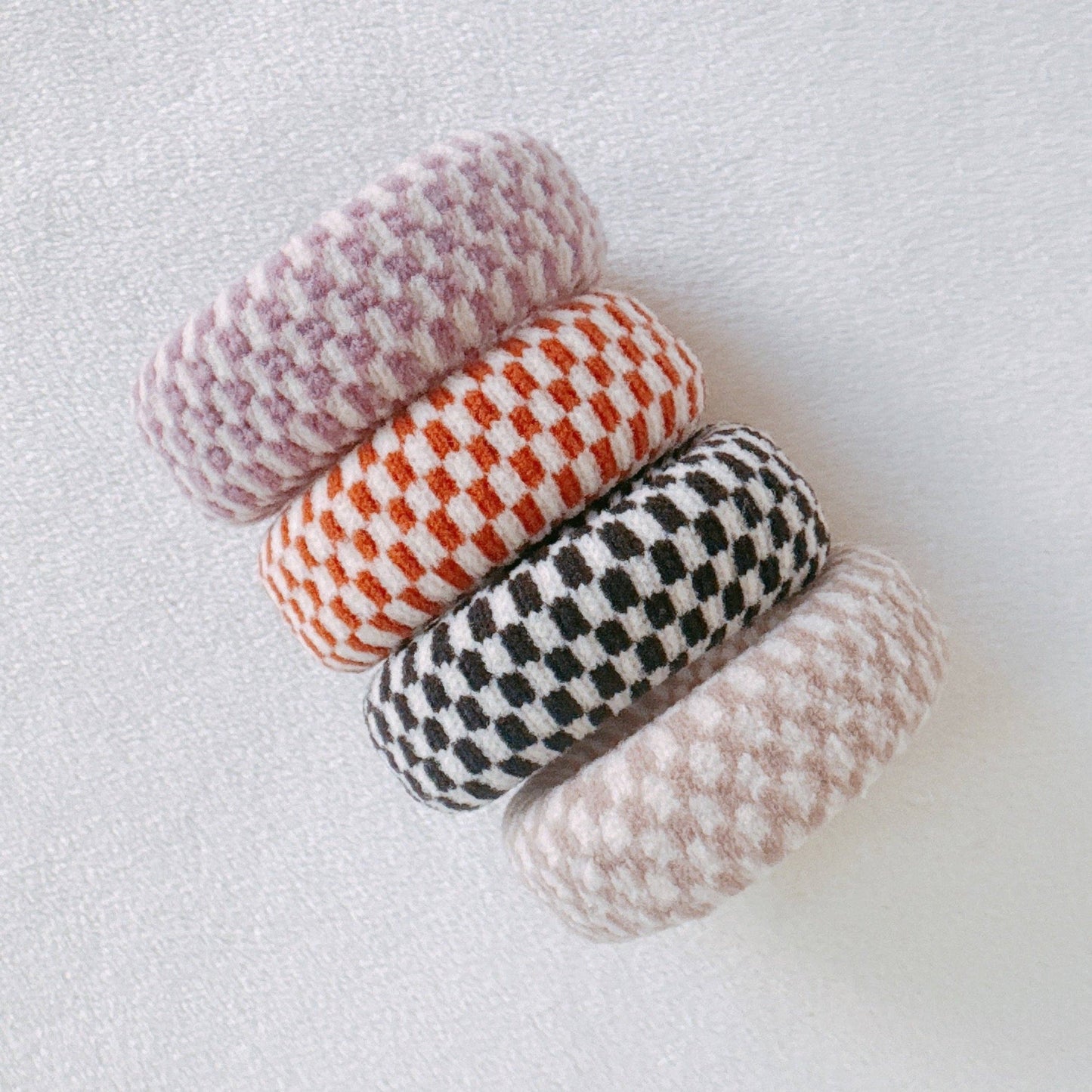 Checkered Hair Ties