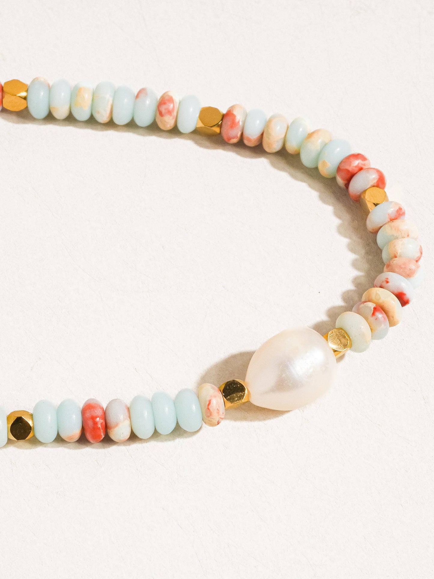 Swank Beaded Pearl Necklace