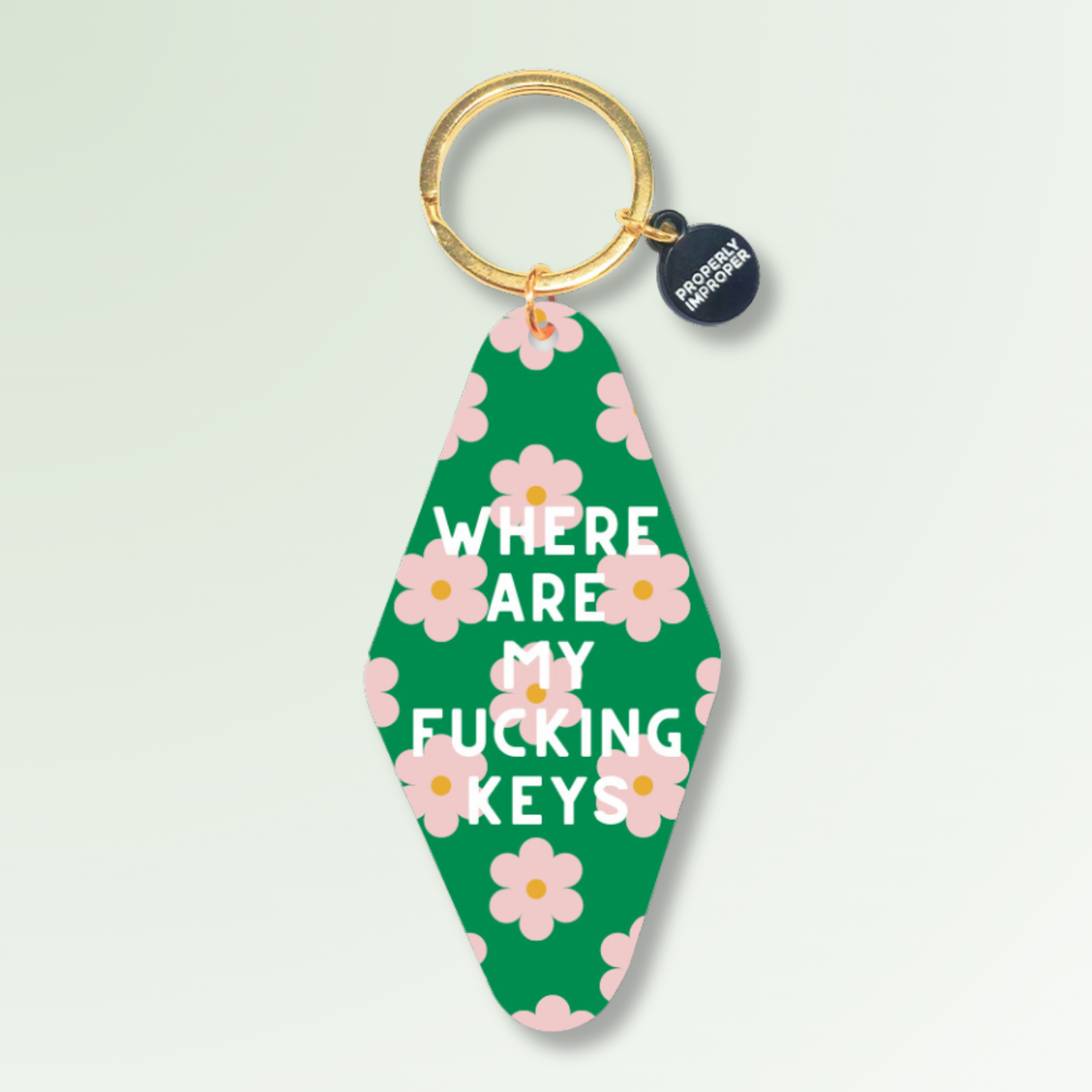 Where Are My Keys Keychain