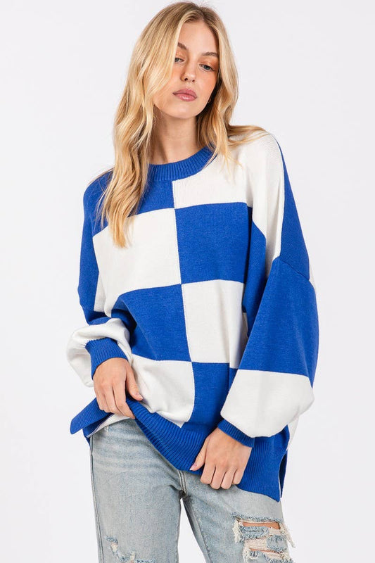Checkered Sweater