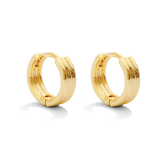 Mini Gold Lined Hoops