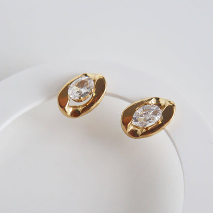 Chunky Diamond Studs