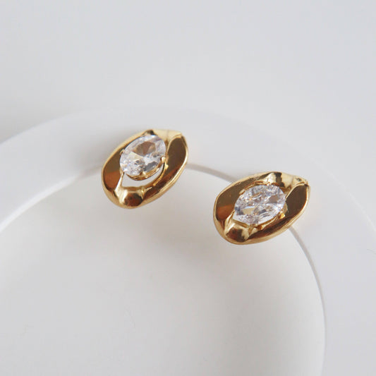 Chunky Diamond Studs