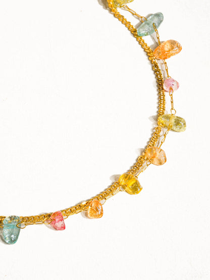 Blakelyn Stone Chain Bracelet | Multi-Colored