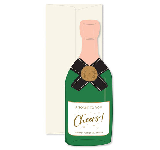 Champagne Congratulations Card