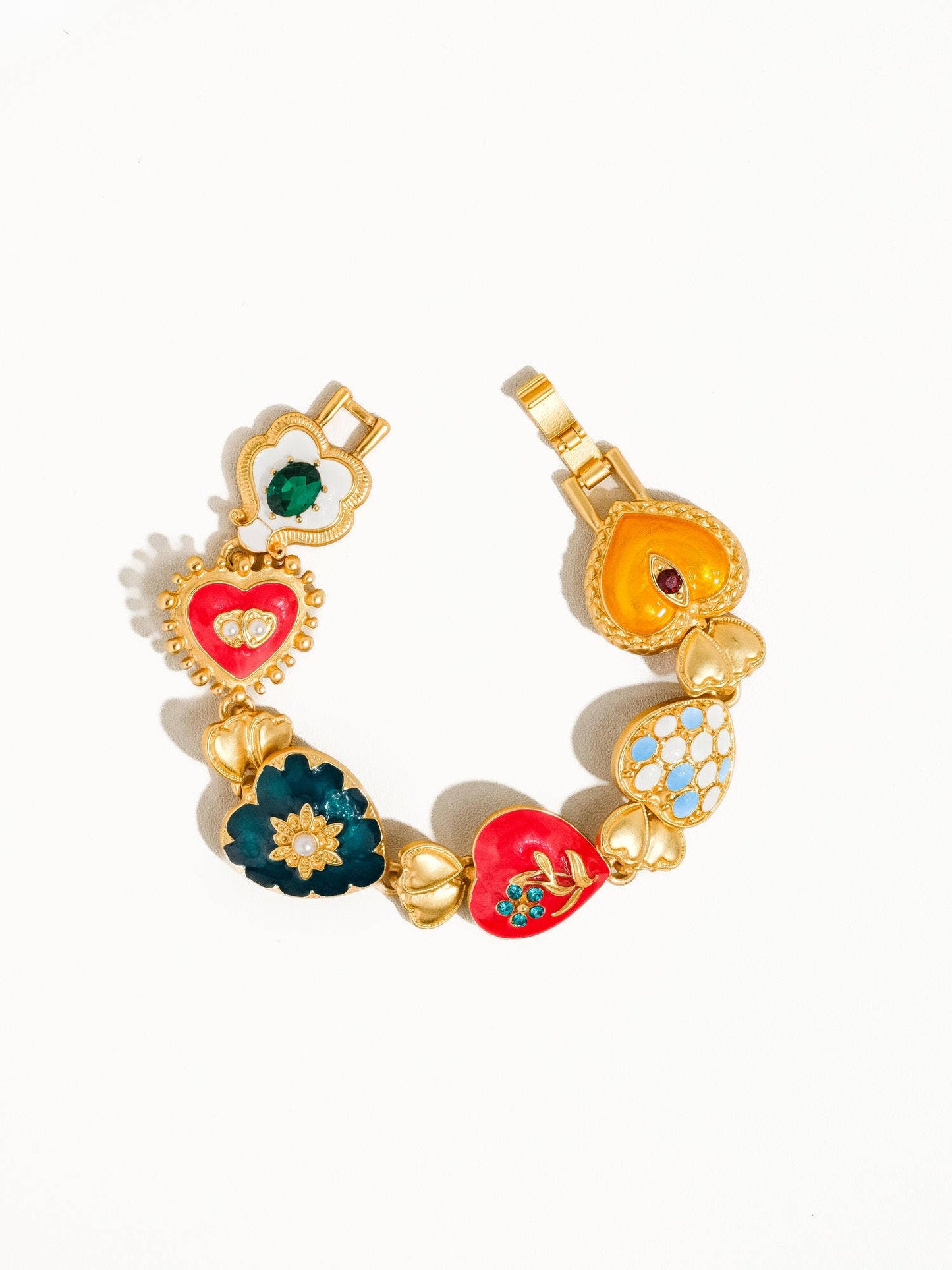 Baroque Heart Color Bracelet