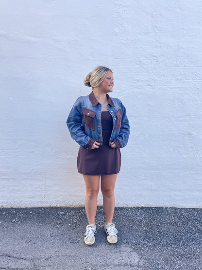 Brown Sweetheart Dress
