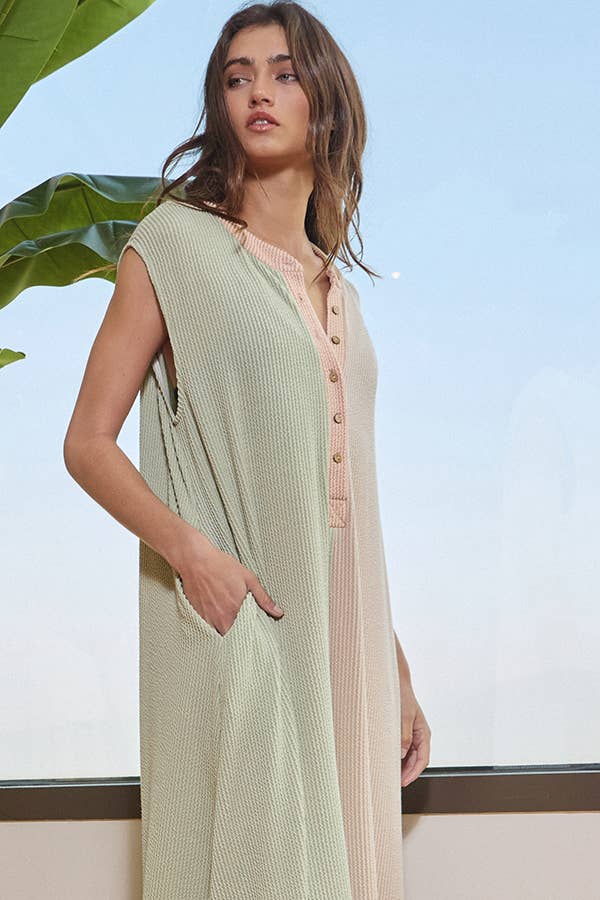 Wide Leg Button Up Jumpsuit