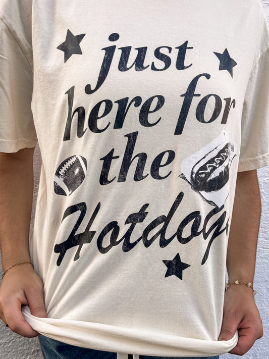 Just Here For The Hotdogs Tee