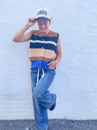 Striped Sweater Vest