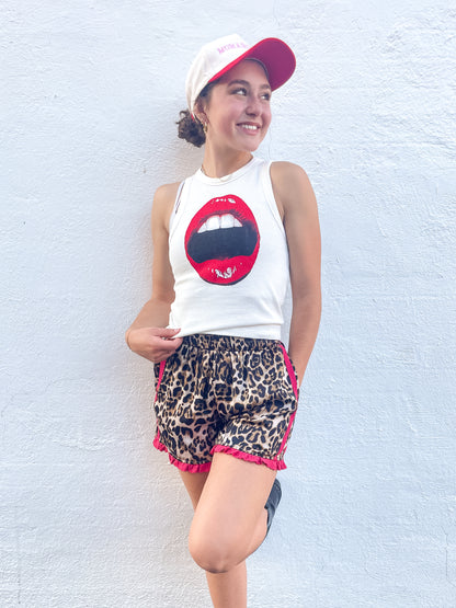 Leopard Lace Shorts