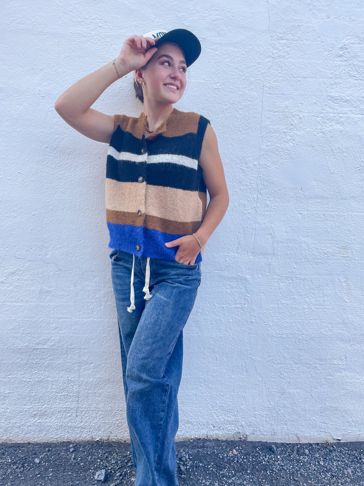 Striped Sweater Vest