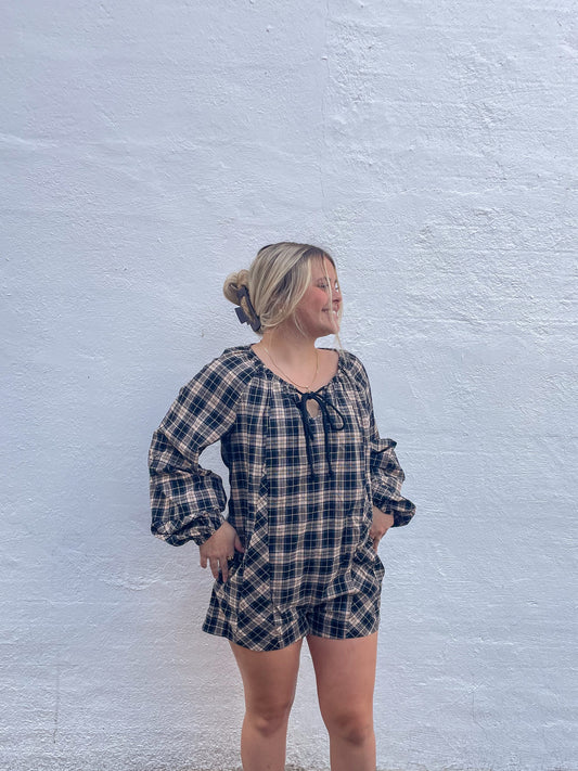 Flannel Romper