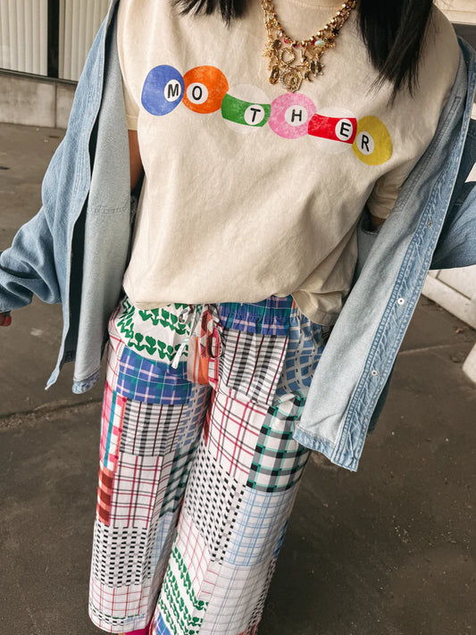Mother 8 Ball Cropped Tee