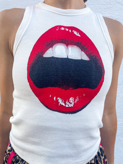 Lips Racerback Tank