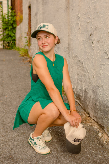 Green Monarch Hat