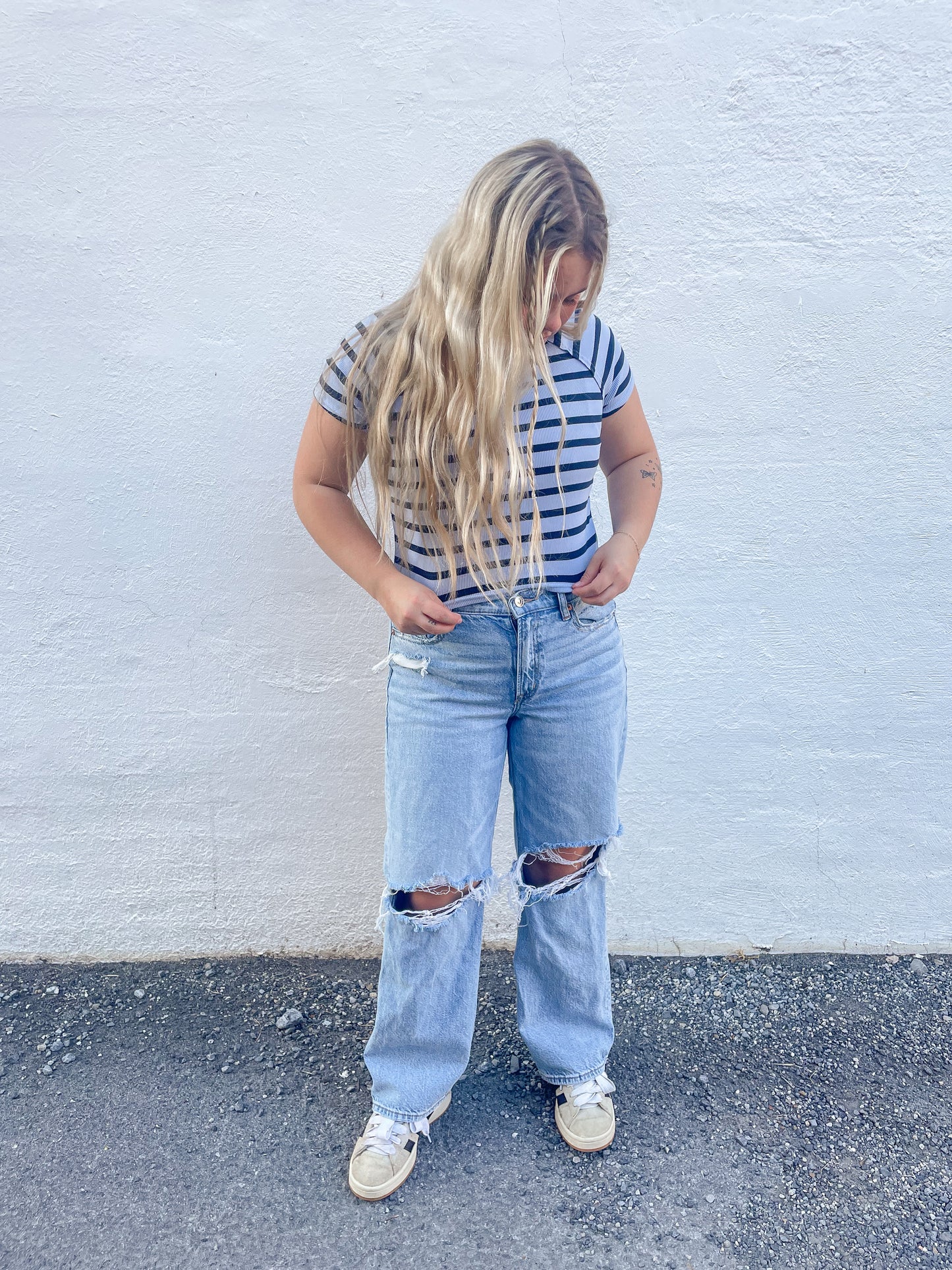 Striped Short Sleeve Tee