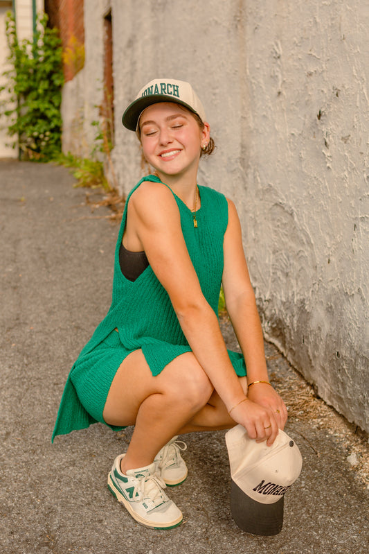 Green Monarch Hat
