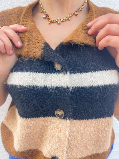 Striped Sweater Vest