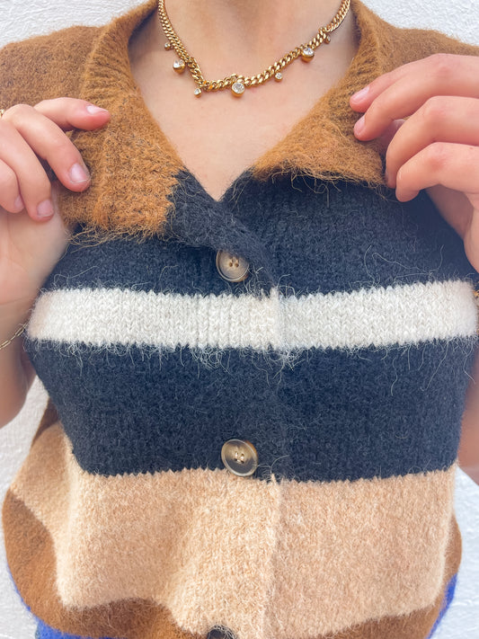 Striped Sweater Vest