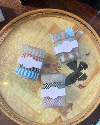 Checkered Hair Ties
