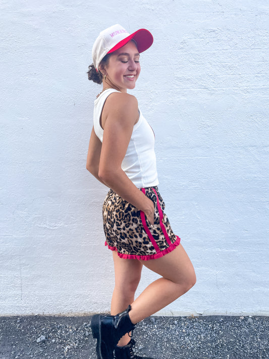 Leopard Lace Shorts