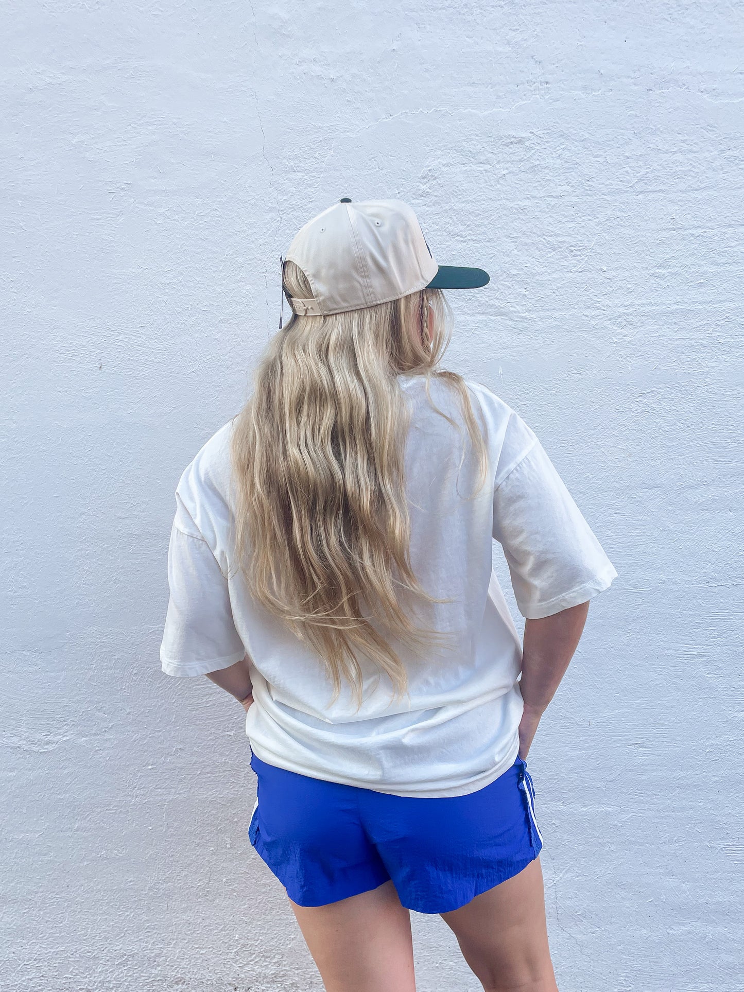 Blue Lace Trim Shorts